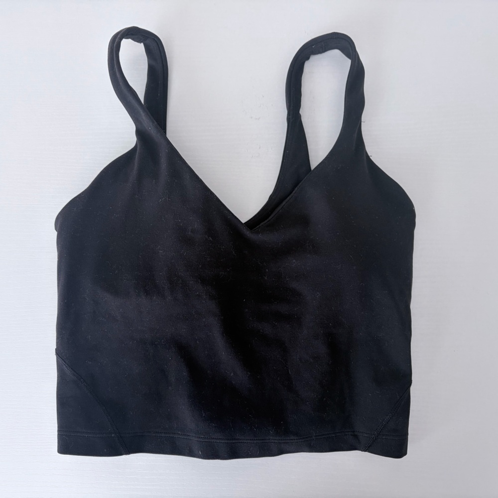 Lululemon black align tank top size 2-4